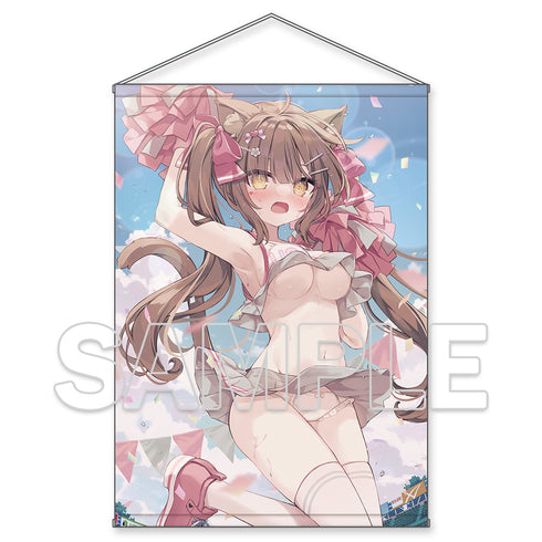 『ほし描き下ろし』応援中ハプニング!? チアこはくちゃんタペストリー